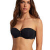 Bandeaux & bretelles amovibles Selmark Soutien-gorge bandeau armatur&eacute; pr&eacute;form&eacute; Matilda Noir