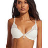 Corbeilles & balconnets Selmark Soutien-gorge triangle pr&eacute;form&eacute; plongeant Matilda mariage Blanc