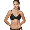 Triangles / Sans armatures Selmark Soutien-gorge triangle sans armatures AGATHA Noir