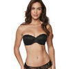 Bandeaux & bretelles amovibles Selmark Soutien-gorge bandeau push-up AGATHA Noir