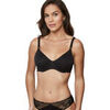 Minimiseurs Selmark Soutien-gorge minimiseur armatur&eacute; AGATHA Noir