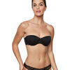Bandeaux & bretelles amovibles Selmark Soutien-gorge bandeau pr&eacute;form&eacute; armatur&eacute; AGATHA Noir