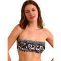 Maillots de bain Selmark Haut maillot de bain bandeau non pr&eacute;form&eacute; VENECIA Noir Grenoble