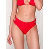 Maillots de bain Luna Splendida Bas maillot slip de bain c&ocirc;t&eacute;s ouverts ARISTA Splendida Rouge