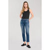 Jeans Le Temps des Cerises Jeans pulp regular zep taille haute 7/8&egrave;me destroy bleu Bleu