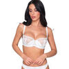 Corbeilles & balconnets Luna Splendida Soutien-gorge balconnet demi bonnet MELODY MARIAGE Blanc