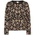 Gilets sur Grenoble : Gilet Ichi PULL IHKAMARA CA15 - SPOTTED ANIMAL - S