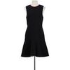 Robe courte Vintage Robe en coton noire