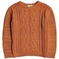Pull Roxy - Pull en maille tress&eacute;e - brique Orange