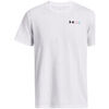 T-shirt Under Armour T-SHIRT MANCHES COURTES BLANC AVEC LOGO