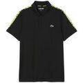 T-shirt Lacoste Polo Sport bande sigl&eacute;e ultra dry Noir et Jaune - Co Noir Grenoble
