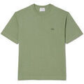 Tee-shirts sur Grenoble : T-shirt Lacoste T-shirt -Vert - loose fit jersey &eacute;pais unisexe Vert