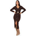 Robes sur Grenoble : Robe La Modeuse Robes pour femme - Marron -