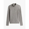 Pulls/Sweat sur Grenoble : Pull Tommy Hilfiger Pull camionneur torsad&eacute; gris Gris
