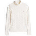 Pull Tommy Hilfiger Pull col roul&eacute; torsad&eacute; beige Beige