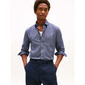 Chemise Tommy Hilfiger Chemise &agrave; motifs marine Bleu Grenoble
