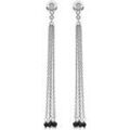 Boucles d'oreille sur Grenoble : Boucles oreilles Orusbijoux Boucles D Oreilles Argent Rhodi&eacute; Perle Naturelle Spinelle Argent&eacute;