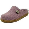 Chaussons / Pantoufles sur Grenoble : Chaussons Le Tirolesi Femme Mule, Feutre de Laine, Semelle Amovible - 453