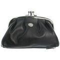 Porte-monnaie Hexagona Porte-monnaie en cuir Ref 32009 Noir 14*9*4