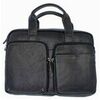 Porte document Francinel Serviette cuir vachette 33343 noir 38*30*9 cm