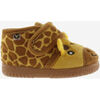 Chaussons enfant Victoria CHAUSSON OJAL� FOURRURE ANIMAUX SCRATCH 105119 Jaune