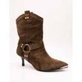 Bottes femme sur Grenoble : Bottines Dansi 7068 Chocolate