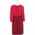 Robe courte Lk Bennett Robe en soie bordeaux