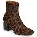 Bottes femme sur Grenoble : Bottines Anthology Paris LAENA LEOPARD