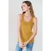 T-shirt Le Temps des Cerises D&eacute;bardeur debsmalltram moutarde Jaune