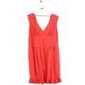 Robe courte Sandro Robe en lin rouge