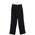 Pantalons sur Grenoble : Pantalon Sandro Jean droit en coton noir