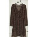 Robes sur Grenoble : Robe courte Lili & Lala Robe mi-longue avec impressions jaune et rose sur fond noir (eff