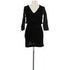 Robe courte S&eacute;zane Robe en coton noire Noir