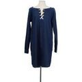 Robe courte Leon & Harper Robe en coton marine