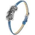 Bracelets sur Grenoble : Bracelets Sc Crystal B1862-BLEU Argent&eacute;