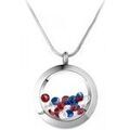 Colliers sur Grenoble : Collier Sc Crystal BS1362-ARGENT-TRICOLORE Argent&eacute;