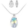 Collier Sc Crystal BS003-SN016-IRIS Argent&eacute; Grenoble