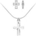 Collier Sc Crystal BS017-SN016-CRYS Argent&eacute;