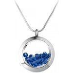 Collier Sc Crystal BS1362-ARGENT-CABL