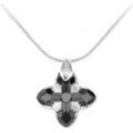 Colliers sur Grenoble : Collier Sc Crystal BS1779-SN016-GRAF Argent&eacute;
