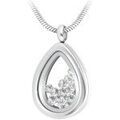 Collier Sc Crystal BS1976-CRYS Argent&eacute; Grenoble