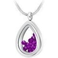 Collier Sc Crystal BS1976-FUSH Argent&eacute;