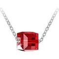 Collier Sc Crystal BS2509-SN032-SIAM Argent&eacute; Grenoble
