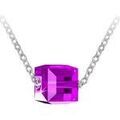 Collier Sc Crystal BS2509-SN032-FUSH Argent&eacute;