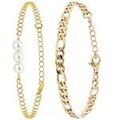 Bracelets Sc Boh&egrave;me B2182+B2384-DORE Dor&eacute; Grenoble