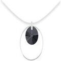 Collier Sc Crystal BS2655-SN027-SINI Argent&eacute;