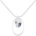 Collier Sc Crystal BS2655-SN016-IRIS Argent&eacute; Grenoble