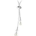 Collier Sc Crystal B2860-CREAM Argent&eacute; Grenoble