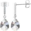 Boucles oreilles Sc Crystal BS2855-IRIS Argent&eacute; Grenoble