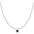Collier Sc Crystal B2382-ARGENT-10002-NOIR Argent&eacute; Grenoble
